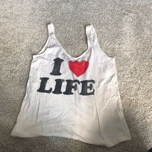 I ❤️ life tank top